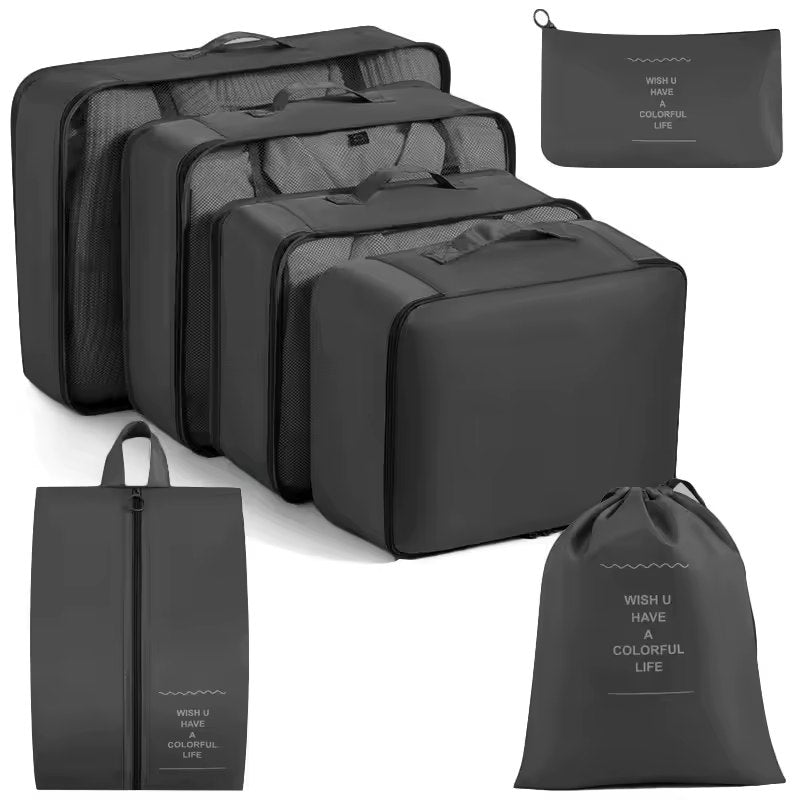 7-Piece Travel Packing Cubes Set