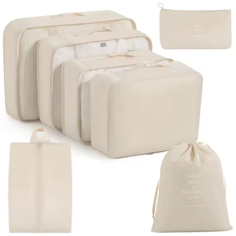 7-Piece Travel Packing Cubes Set